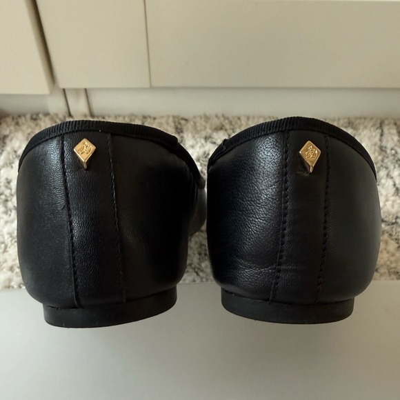 Sam Edelman Black Leather Flats - Picture 3 of 8